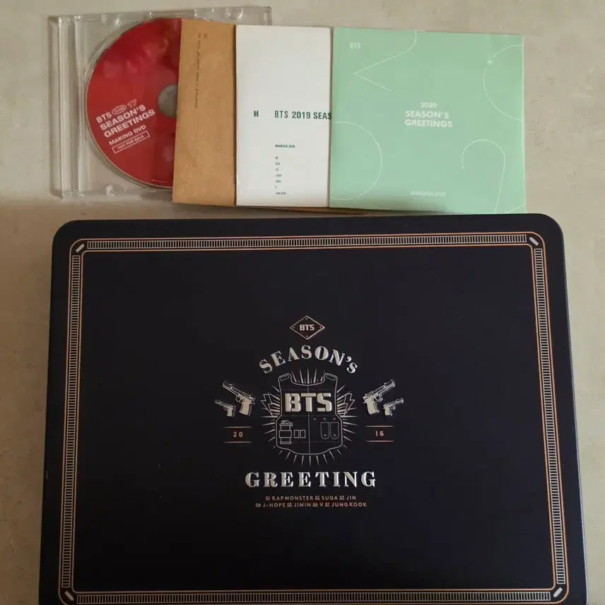 [BUNJANG] BTS 2016 Season's Greetings + 2017-2020 Making DVDs Bundle Set / 방탄소년단 2016 시즌그리팅 + 2017 2018 2019 2020 시그 DVD