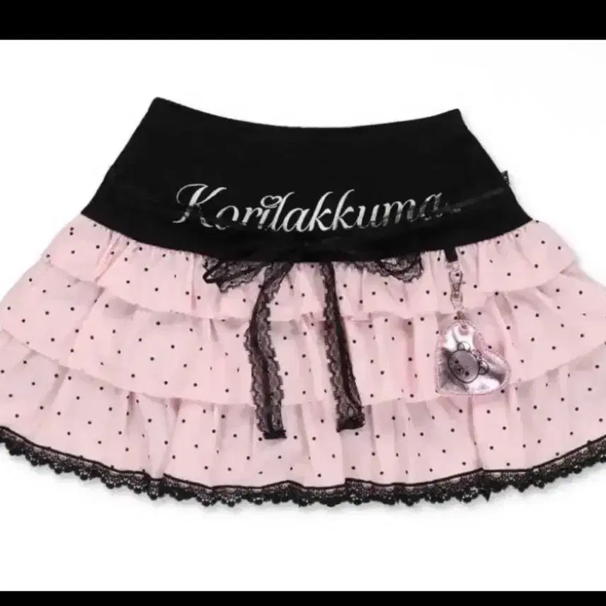 [BUNJANG] Spinns x Rilakkuma Collaboration Gal Kankan Skirt / 스핀즈 spinns 코리락쿠마 콜라보 갸루깔 캉캉스커트