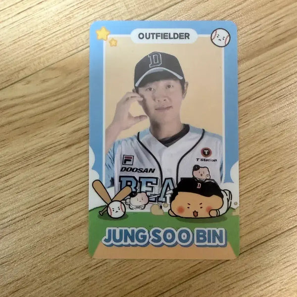 [BUNJANG] Doosan Bears Jeong Soo-bin 24 Mang-gom Photocard / 두산베어스 정수빈 24망곰 포카