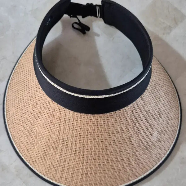 [BUNJANG] Foldable Rattan Sun Cap Hat / 접이식 라탄 썬캡모자