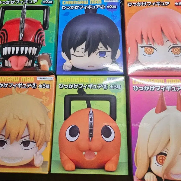 [BUNJANG] Chainsaw Man Hitcagae 6-Piece Set (Sealed) / 체인소맨 힛카게 6종 일괄 (미개봉)