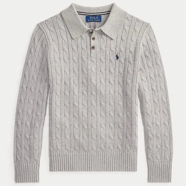 [BUNJANG] Polo Ralph Lauren Boys Cable Knit Polo Sweater / 새상품) 폴로 랄프로렌 보이즈 케이블 카라니트
