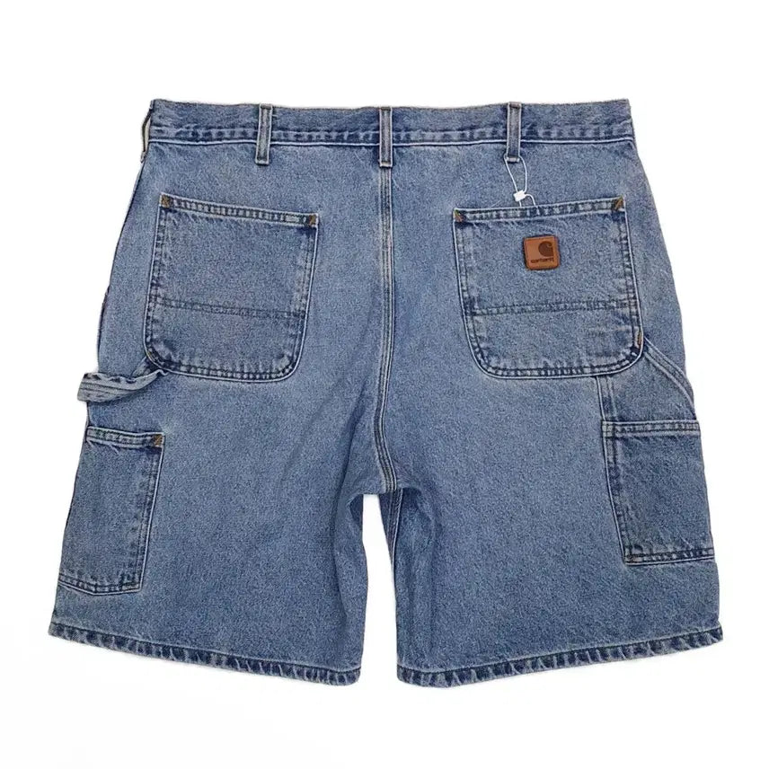 [BUNJANG] Carhartt Denim Carpenter Shorts (Size 36-38) / 칼하트 청 반바지 데님 카펜터 쇼츠 (36~38)