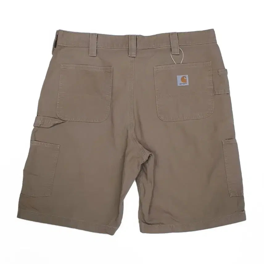 [BUNJANG] Carhartt Carpenter Shorts Dark Khaki / 칼하트 카펜터 쇼츠 반바지 다크카키 (36~38)