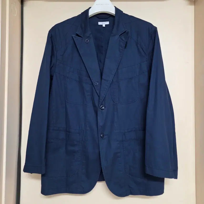 [BUNJANG] Engineered Garments Bedford 6.5oz Flat Twill Jacket Navy / [L] 엔지니어드 가먼츠 베드포드 6.5oz 플랫 트윌 네이비