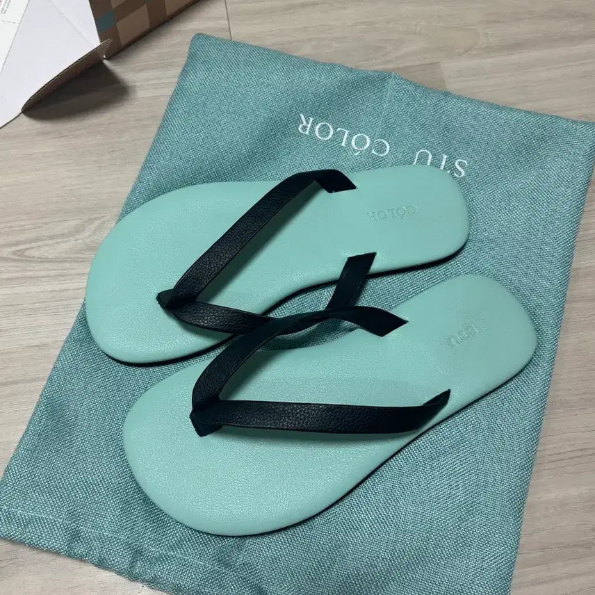 [BUNJANG] STU Color Flip-Flops Mint EU40 / [40] STU 에스티유 컬러 플립플랍 인 민트