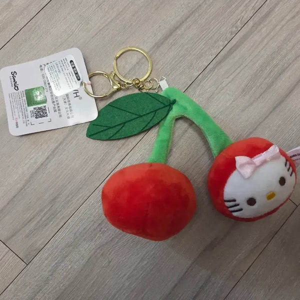[BUNJANG] Sanrio Hello Kitty Cherry Keychain / 산리오 헬로키티 체리 키링