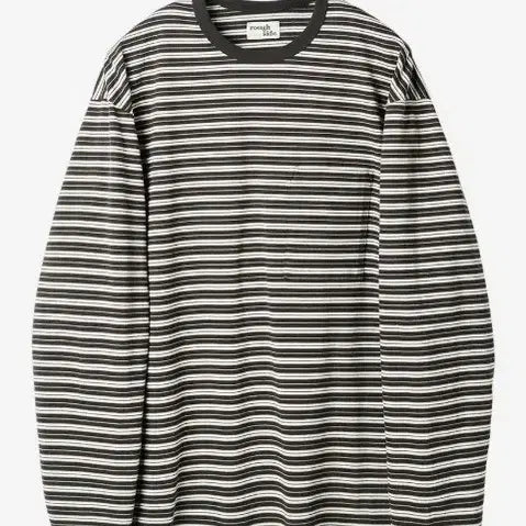 [BUNJANG] Roughside Habati Stripe Long Sleeve Charcoal / 러프사이드 하바티 스트라이프 롱슬리브 차콜