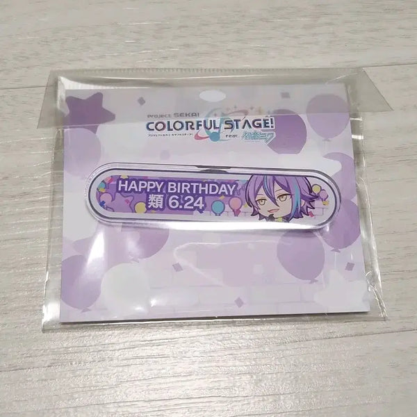 [BUNJANG] WonderShow Rui 2024-2025 Birthday Title Badge / 프세카 프로세카 원더쇼 루이 2024 2025 생일 칭호 뱃지