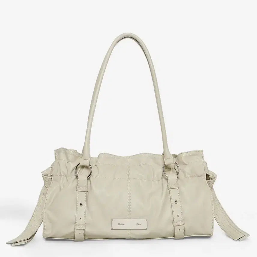 [BUNJANG] Matinkim Shirring Tier Buckle Shoulder Bag Beige / 마뗑킴 matin kim 셔링 티어 버클 숄더백 베이지