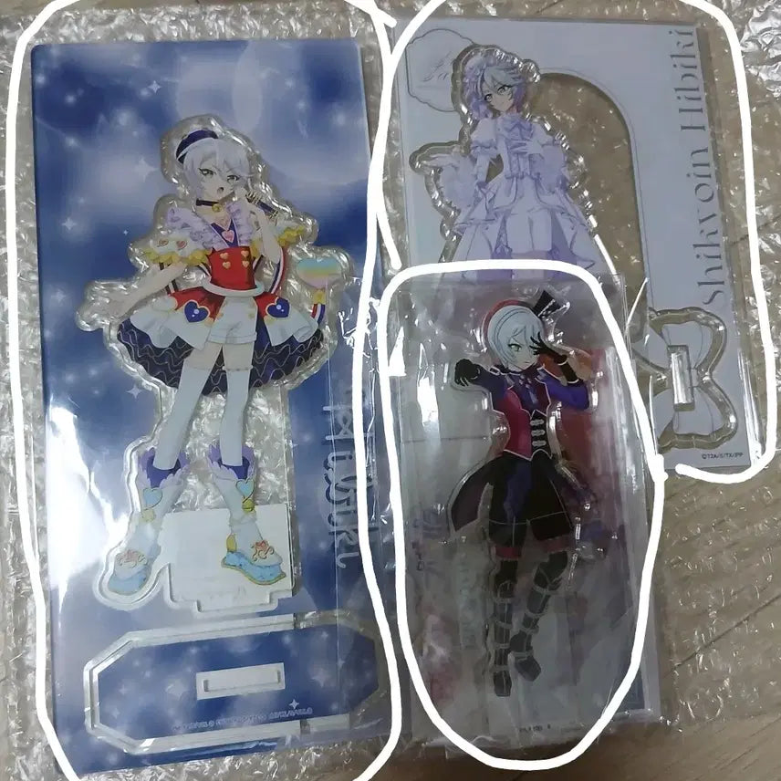 [BUNJANG] Pripara Hibiki Paruru Fuwari Acrylic Stand & Keyring Tricolore / 프리파라 히비키 파루루 후와리 아크릴 스탠드 키링 트리콜로르