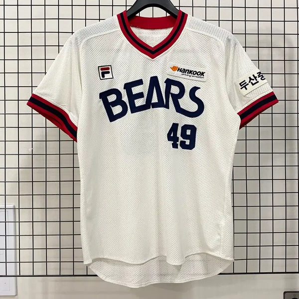 [BUNJANG] Doosan Bears Fila Authentic Old Min Byung-hun Jersey / <105> 두산 베어스 휠라 어센틱 올드 민병헌 유니폼