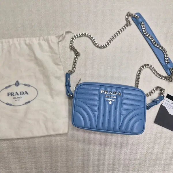 [BUNJANG] Prada Diagram Camera Bag Blue / 프라다 다이어그램 카메라백 블루(정품)