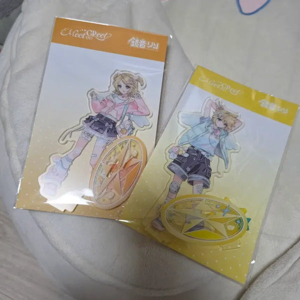 [BUNJANG] Kagamine Rin Len Meet & Greet Popup Acrylic Standee Bundle Set / 카가미네 린 렌 밋앤그릿 팝업 아크릴스탠드 일괄