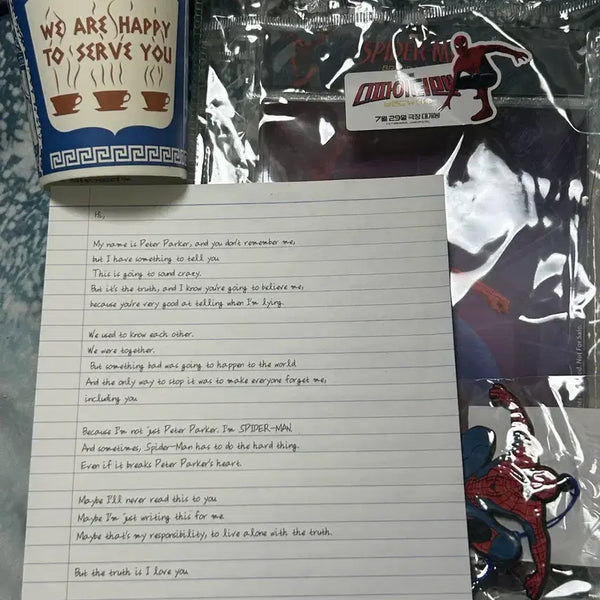 [BUNJANG] Spider-Man Premiere Goods / 급전 ) 스파이더맨 시사회 굿즈 판매