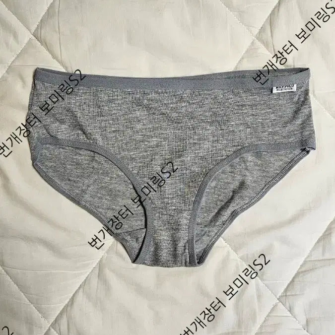 [BUNJANG] Grey Cotton Briefs - Women's Underwear (Used) / 그레이 순면 팬티 여성 속옷 중고