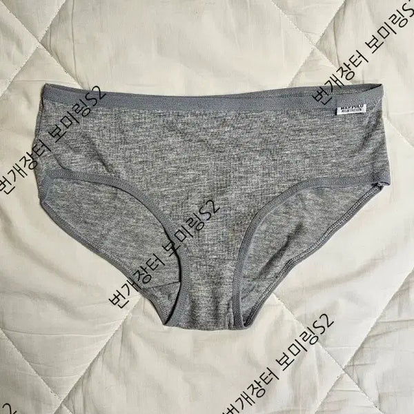 [BUNJANG] Grey Cotton Briefs - Women's Underwear (Used) / 그레이 순면 팬티 여성 속옷 중고