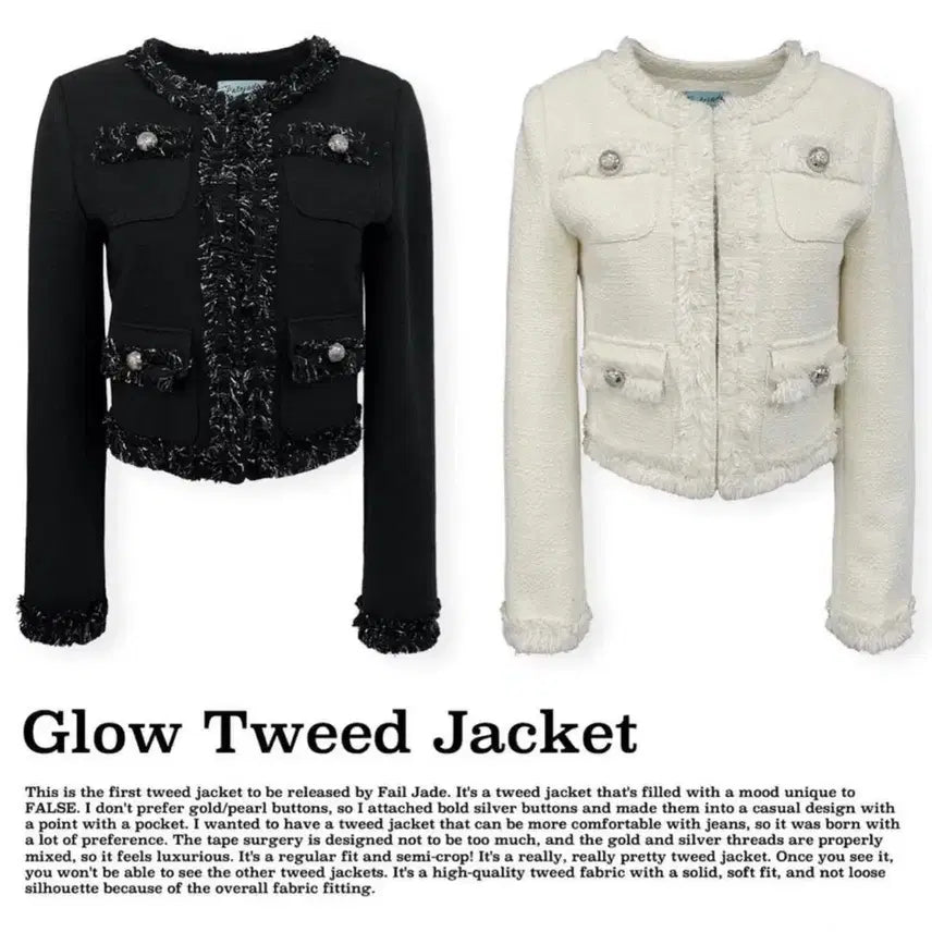 [BUNJANG] Failjade Tweed Ivory / 페일제이드 트위드 아이보리