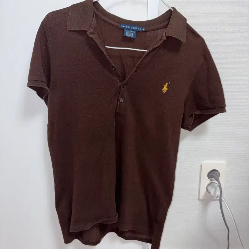 [BUNJANG] Polo Ralph Lauren Vintage Brown PK Collar T-Shirt / 오늘만!!) 폴로랄프로렌 빈티지 브라운 pk 카라 타셔츠 판매합니다