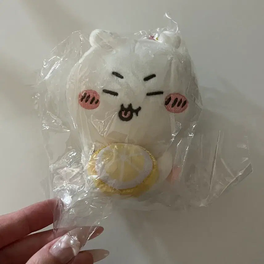 [BUNJANG] Cheikawa Lemon SUPPA Mascot Plush Keychain / 치이카와 레몬 SUPPA 마스코트 인형 키링