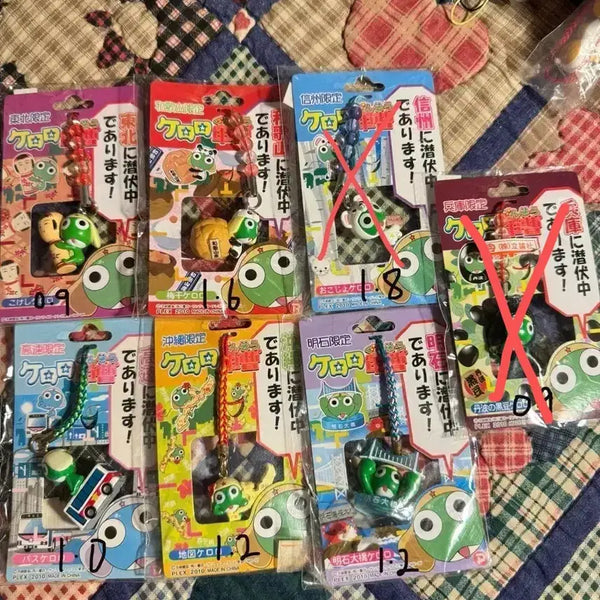 [BUNJANG] Classic Keroro Strap Figures / 고전 케로로 스트랩