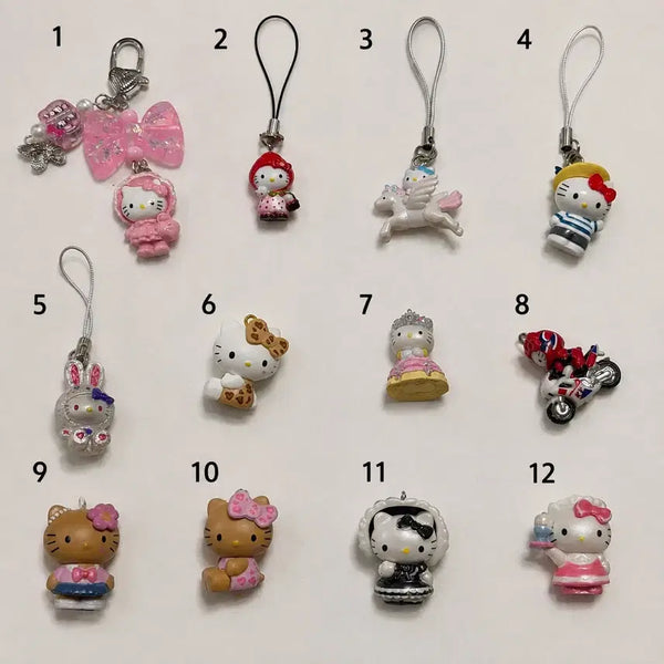 [BUNJANG] Hello Kitty Keyring Set (12 Types) / 헬로키티 키링 12종