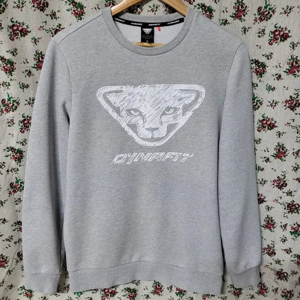 [BUNJANG] Dynafit Silicone Logo Sweatshirt - Grey (M) / 411 ) 최상 깨~끗 89000 정품 다이나핏 인기품절 실리콘로고 맨투맨 M 그레이 남여공용