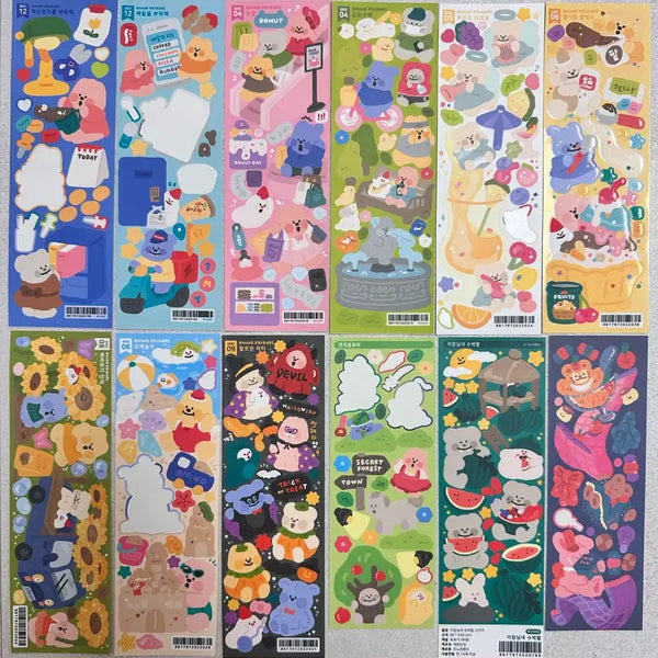[BUNJANG] Linofriends Seal Stickers / 리노프렌즈 씰스티커 판매