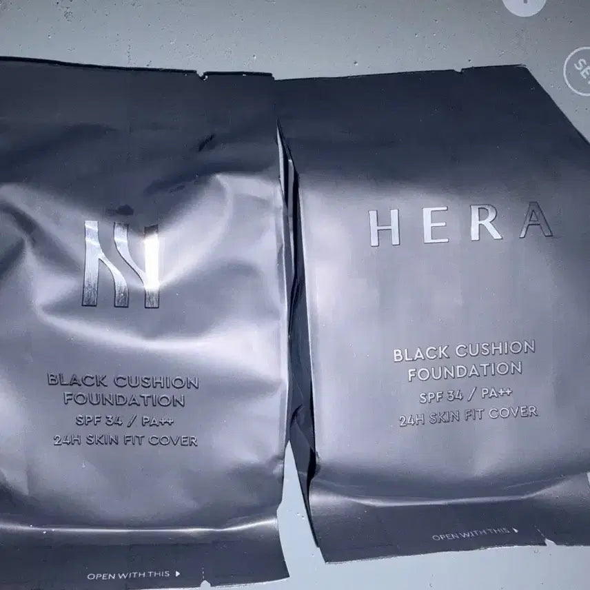 [BUNJANG] Hera Black Cushion Refill 21N / (새상품) 헤라 블랙쿠션 리필 21n