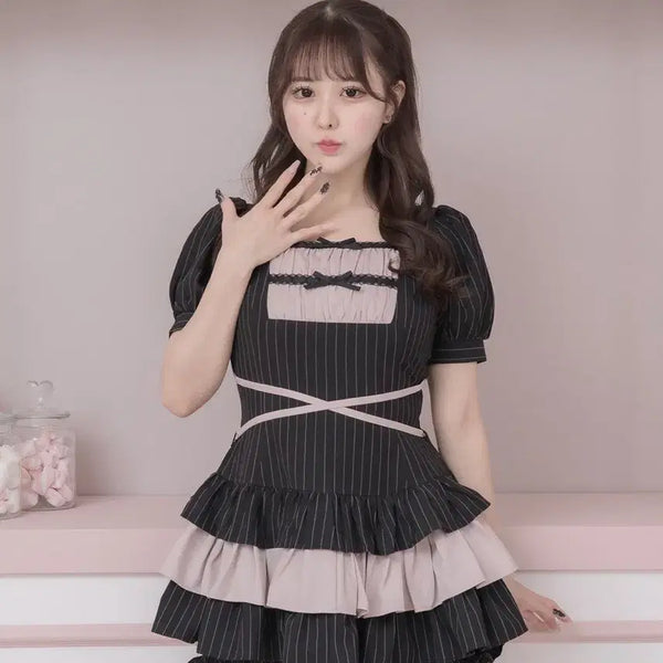 [BUNJANG] Pium Ladder Ribbon Tiered Setup / 피움 사다리 리본 티어드 셋업