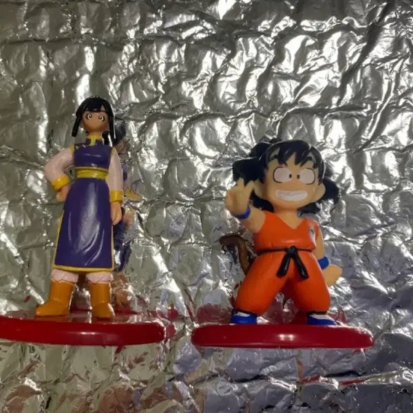 [BUNJANG] Dragon Ball Son Goku & Chichi Coca-Cola Collaboration Figure Set (Set of 2) / 드래곤볼 손오공, 치치 피규어 2종 일괄[코카콜라 콜라보(정품)]