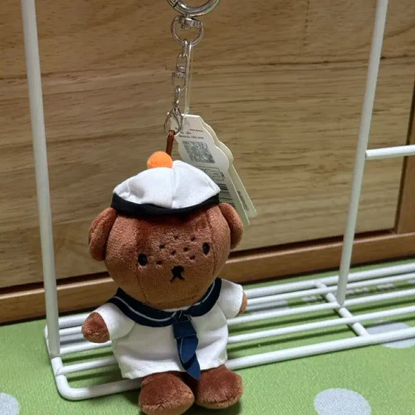 [BUNJANG] Miffy Busan Sailor Barbara Doll Keychain / 정품 미피 부산 세일러 바바라 인형 키링