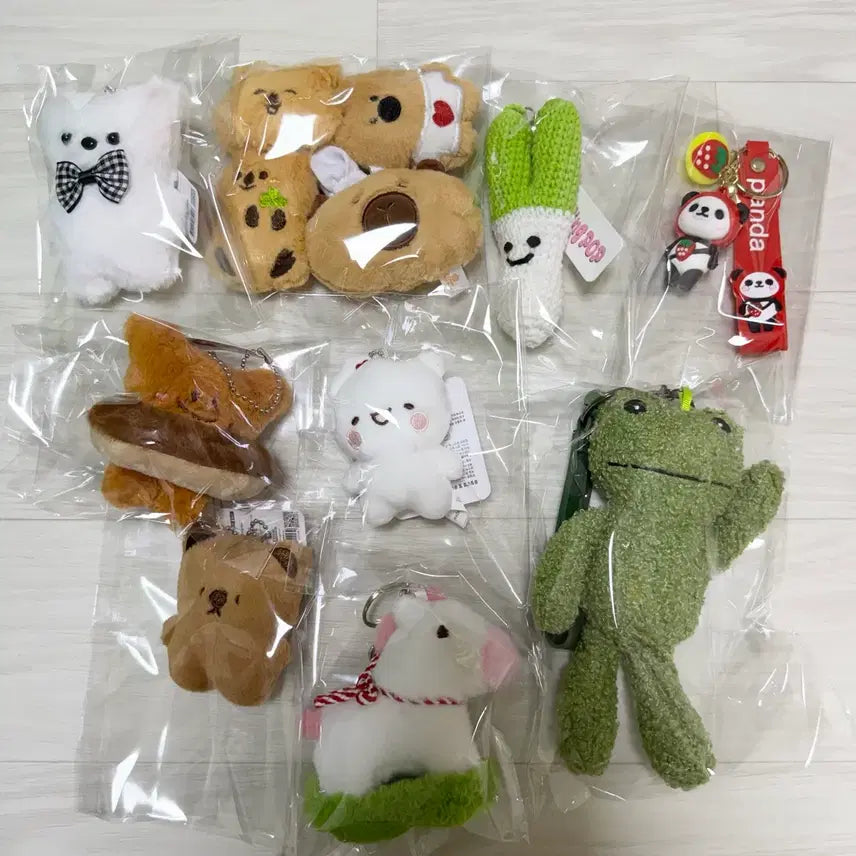 [BUNJANG] Bundle Set Doll Keyring Collection / [일괄] 인형 키링 모음