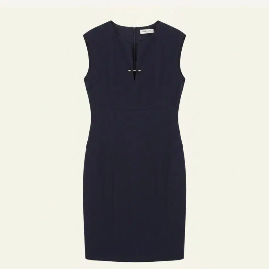 [BUNJANG] Moje Espoir Sleeveless Midi Dress Navy / 모조에스핀 민소매 미디 원피스 네이비