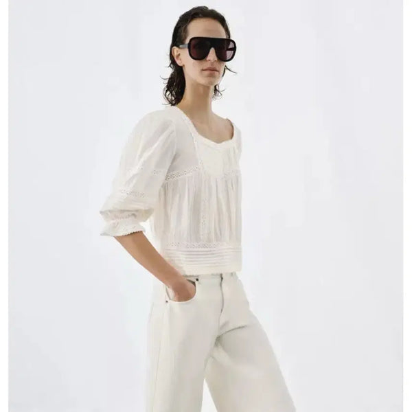[BUNJANG] Zara ZW Collection Romantic Blouse - Medium / 자라 ZW 컬렉션 로맨틱 블라우스 M 새상품