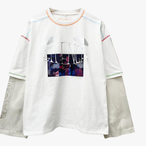 [BUNJANG] Boundless Dome Tour Layered T-Shirt XL / 바운디 돔투어 레이어드티 XL