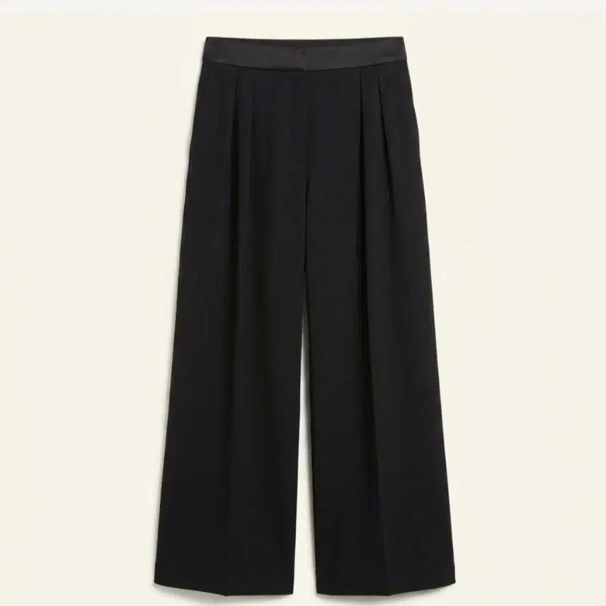 [BUNJANG] Banana Republic Black Wide-Leg Pants / 바나나리퍼블릭 블랙 와이드 슬랙스 팬츠