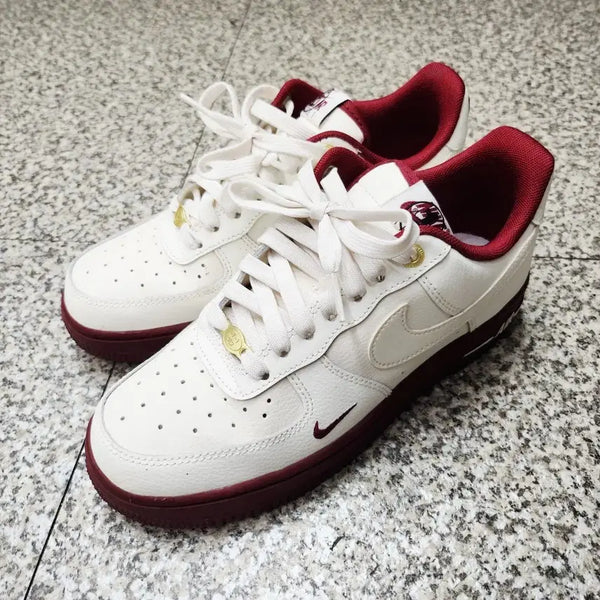 [BUNJANG] Nike Air Force 1 Low 40th Anniversary Women's Sneakers Team Red / 나이키 에어포스 운동화 1 로우 40주년 여성 스니커즈 팀레드 240 두번착용