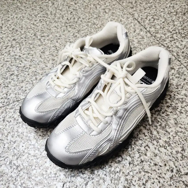 [BUNJANG] Fila Escapade Sneakers Silver 240 / 휠라 스니커즈 에샤페 240 3회착용 필라 운동화 실버 240