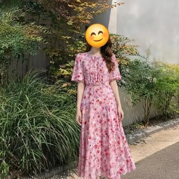 [BUNJANG] Johnny Hates Jazz Floral Chiffon Long Dress Size 36 / 쟈니헤잇재즈 플로럴 쉬폰 롱원피스 36사이즈