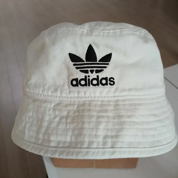[BUNJANG] Adidas Bucket Hat White L / 아디디스 벙거지 흰색 L
