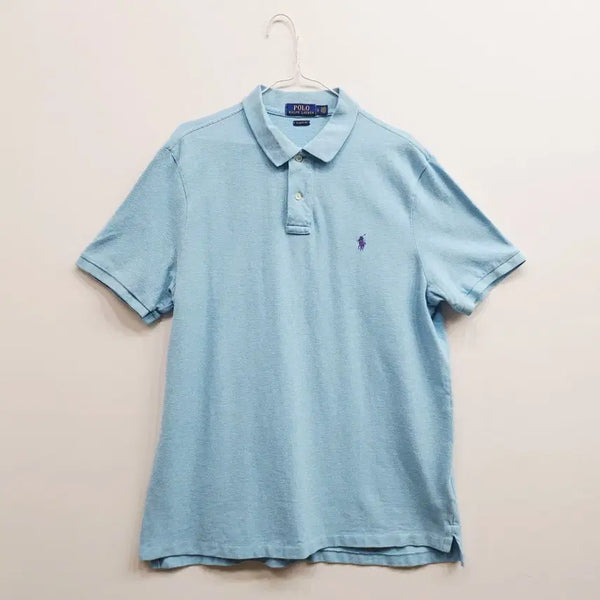 [BUNJANG] Polo Ralph Lauren Men's Short Sleeve Polo Shirt L / 폴로랄프로렌 카라티 반팔 L 남자 반팔셔츠 폴로티 100