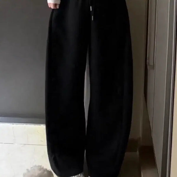 [BUNJANG] Black Wide Slack Pants / 슬랙스