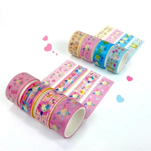 [BUNJANG] Sanrio Usahana Washi Tape Set / 신상 산리오 우사하나 마테 8종 일괄 띵