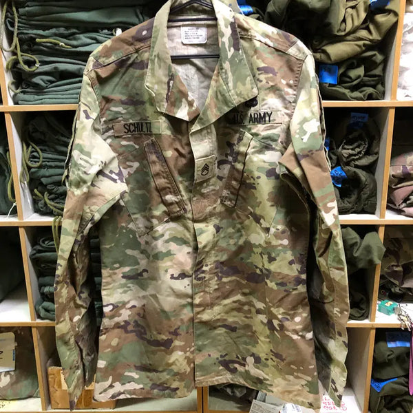 [BUNJANG] US Army Original OCP MultiCam ACU Combat Uniform Top (Medium-X-Long) / [미군정품] 오리지널 OCP 멀티캠 ACU 전투복 상의 (M-XL)
