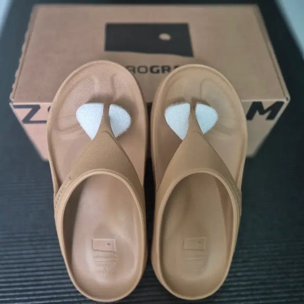 [BUNJANG] ZEROGRAM Mott Flip-Flop Camel / @ 제로그램 (ZEROGRAM) - 쪼리 (플립플랍) / camel
