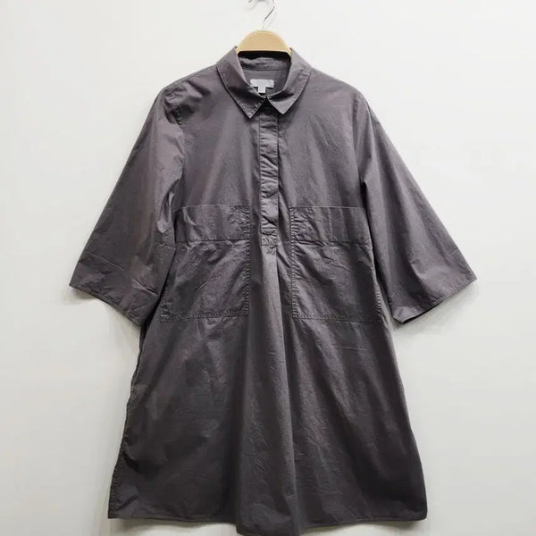 [BUNJANG] COS Grey Linen Blend Midi Dress Size 66 / 코스 바스락 원피스 여자 66 COS 그레이 원피스 66