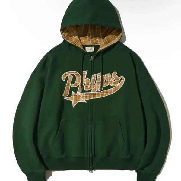 [BUNJANG] Philips Logo Hooded Zip-Up Jacket / 후드집업