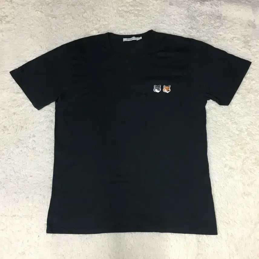 [BUNJANG] Maison Kitsuné Double Fox Short Sleeve T-Shirt / 메종키츠네 더블폭스 반팔티 GG31