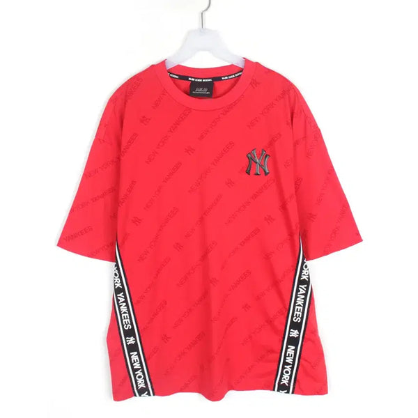 [BUNJANG] MLB Men's Performance Round T-Shirt M Size RT2631 / MLB 반팔 기능성 라운드티 남성M 티셔츠 RT2631